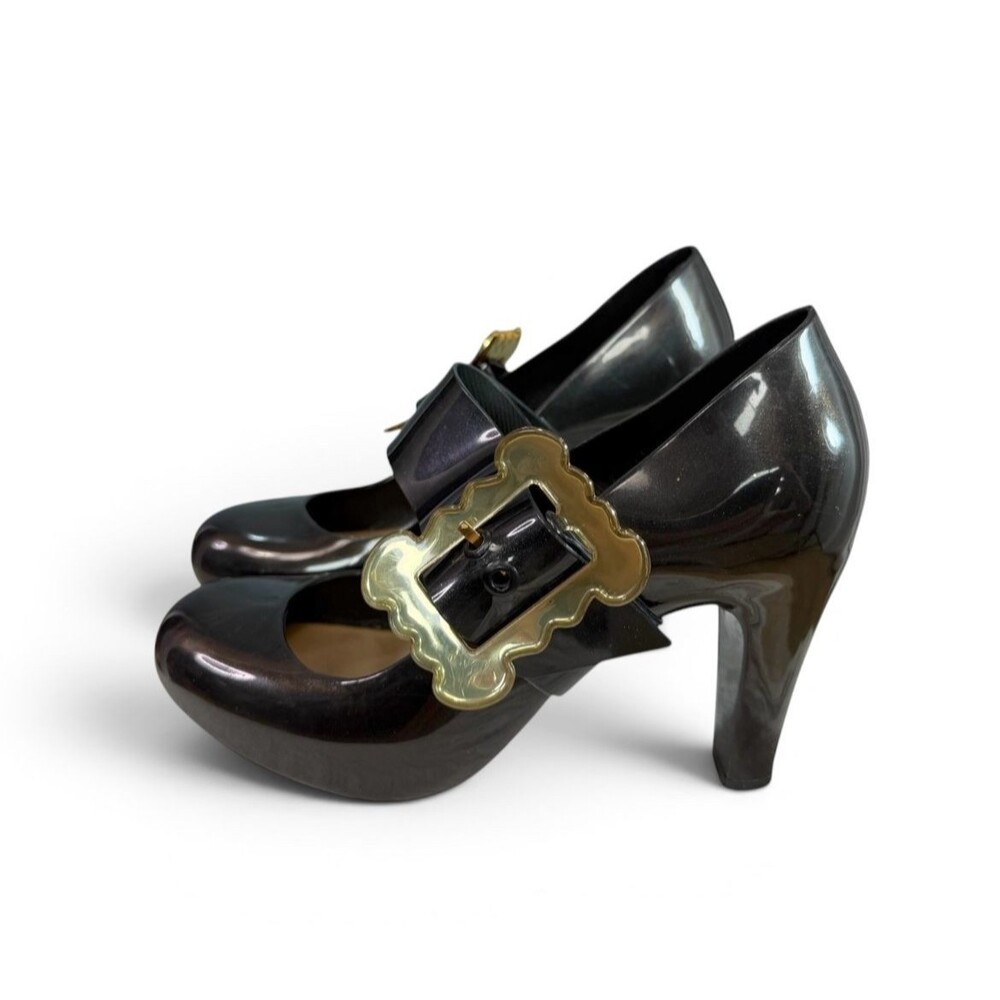 Vivienne Westwood Anglomania Melissa Temptation II Black Pirate Pumps EU 40 US 9
